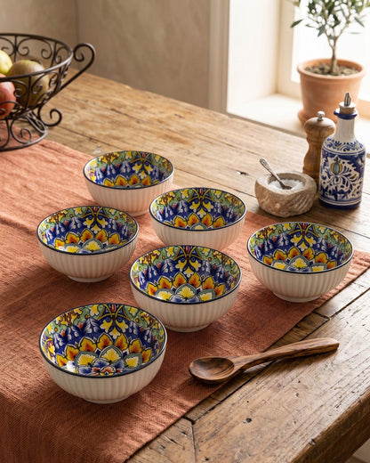 Royal Mosaic Katori - Set Of 6 Style - 2
