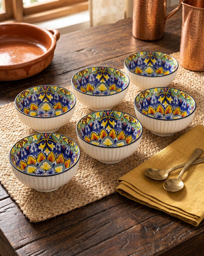 Royal Mosaic Katori - Set Of 6 Style - 2
