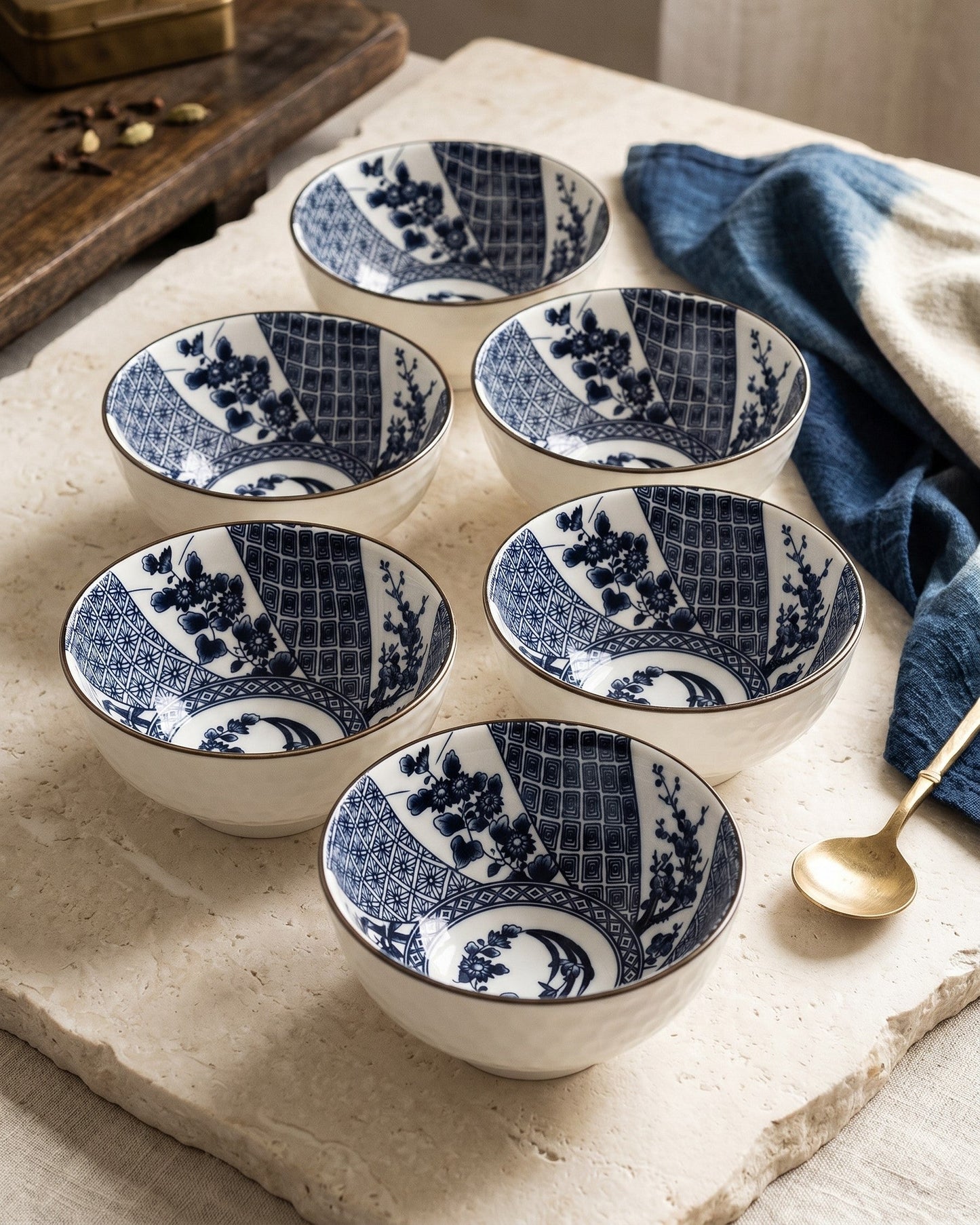 Artisan Everyday Katori - Set Of 6 Style - 5
