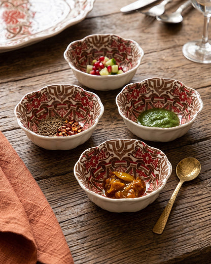 Bohemian Bloom Katori - Set Of 4 Style - 3
