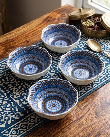 Bohemian Bloom Katori - Set Of 4 Style - 4