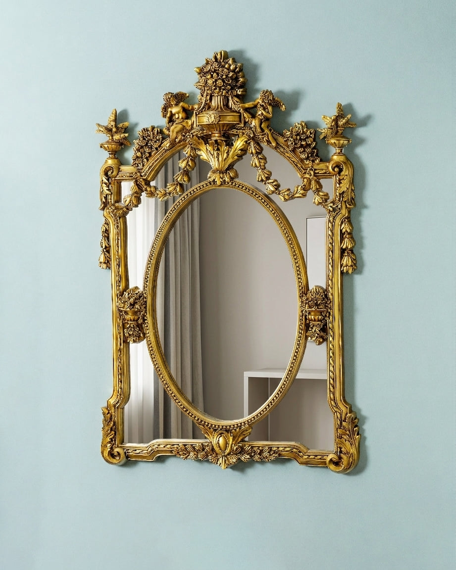 Victorian Cherub Grandeur Mirror
