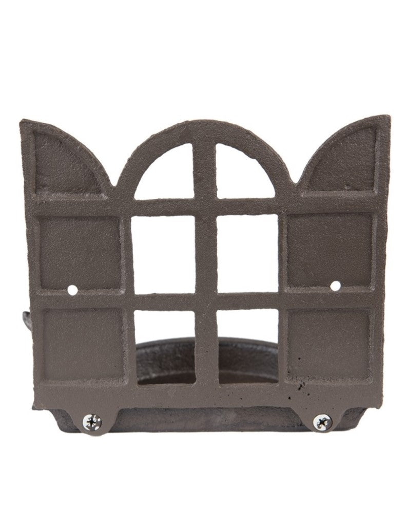 Open Window Cast Iron Bird Feeder