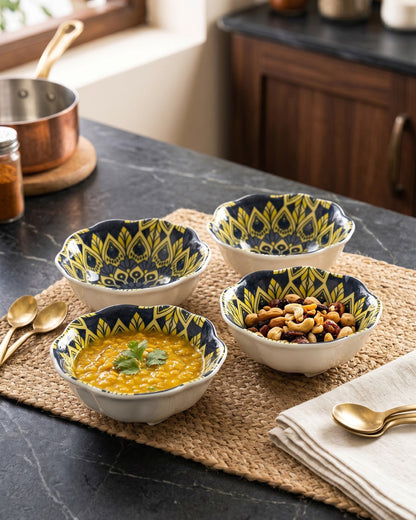 Bohemian Bloom Katori - Set Of 4 Style - 2