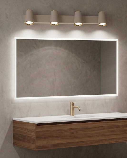 Ivory Glow Mirror Light - 4 Lights
