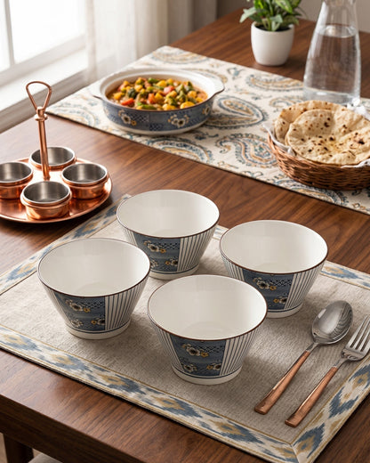 Structured Bloom Bowl - Set Of 4 Style - 3