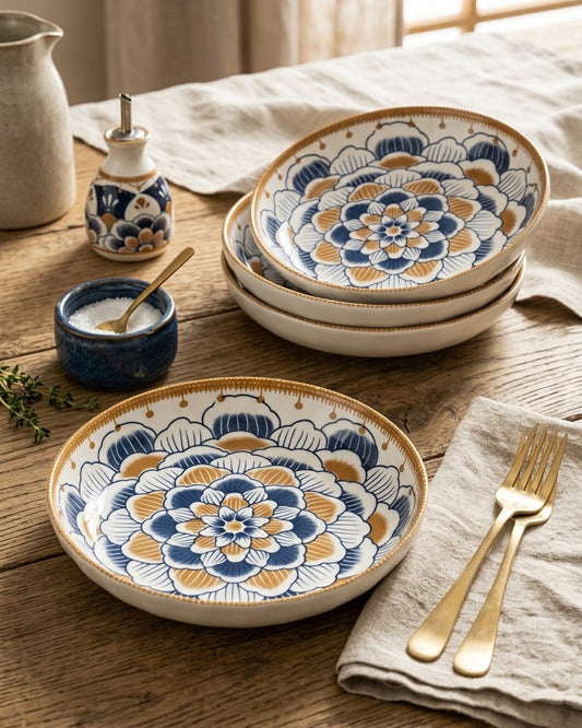 Blossom Charm Pasta Bowl - Set Of 4 Style - 3
