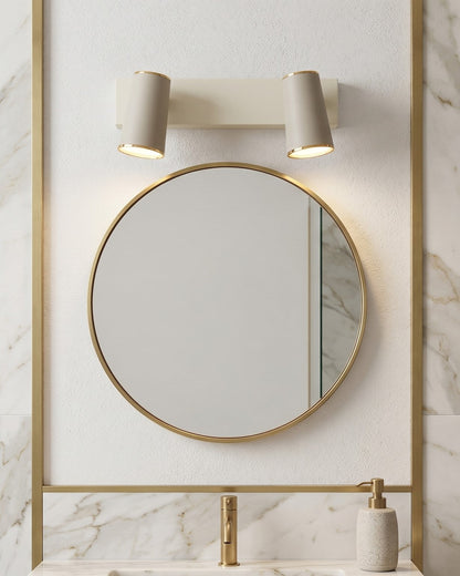 Ivory Glow Mirror Light - 2 Lights