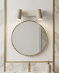Ivory Glow Mirror Light - 2 Lights