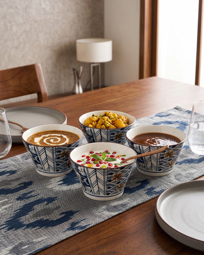 Structured Bloom Bowl - Set Of 4 Style - 2