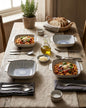 Indigo Square Serving Bowls - Set Of 4 Style - 3