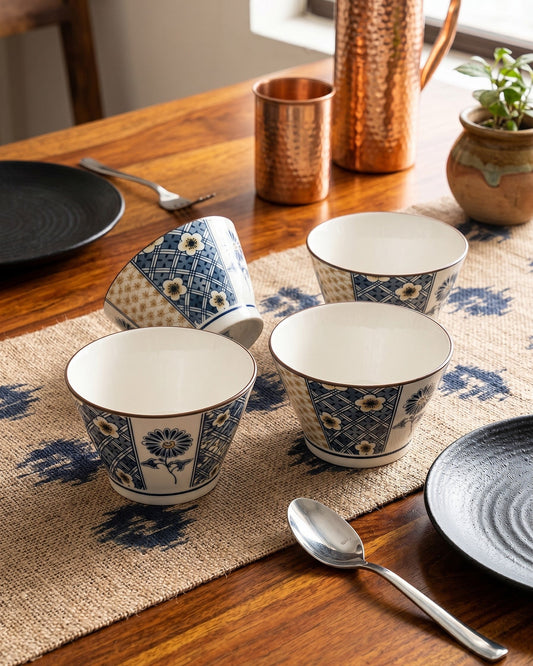 Structured Bloom Bowl - Set Of 4 Style - 4