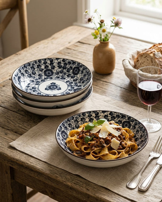 Heritage Art Pasta Bowl - Set Of 4 Style - 4