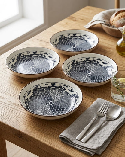 Heritage Art Pasta Bowl - Set Of 4 Style - 2