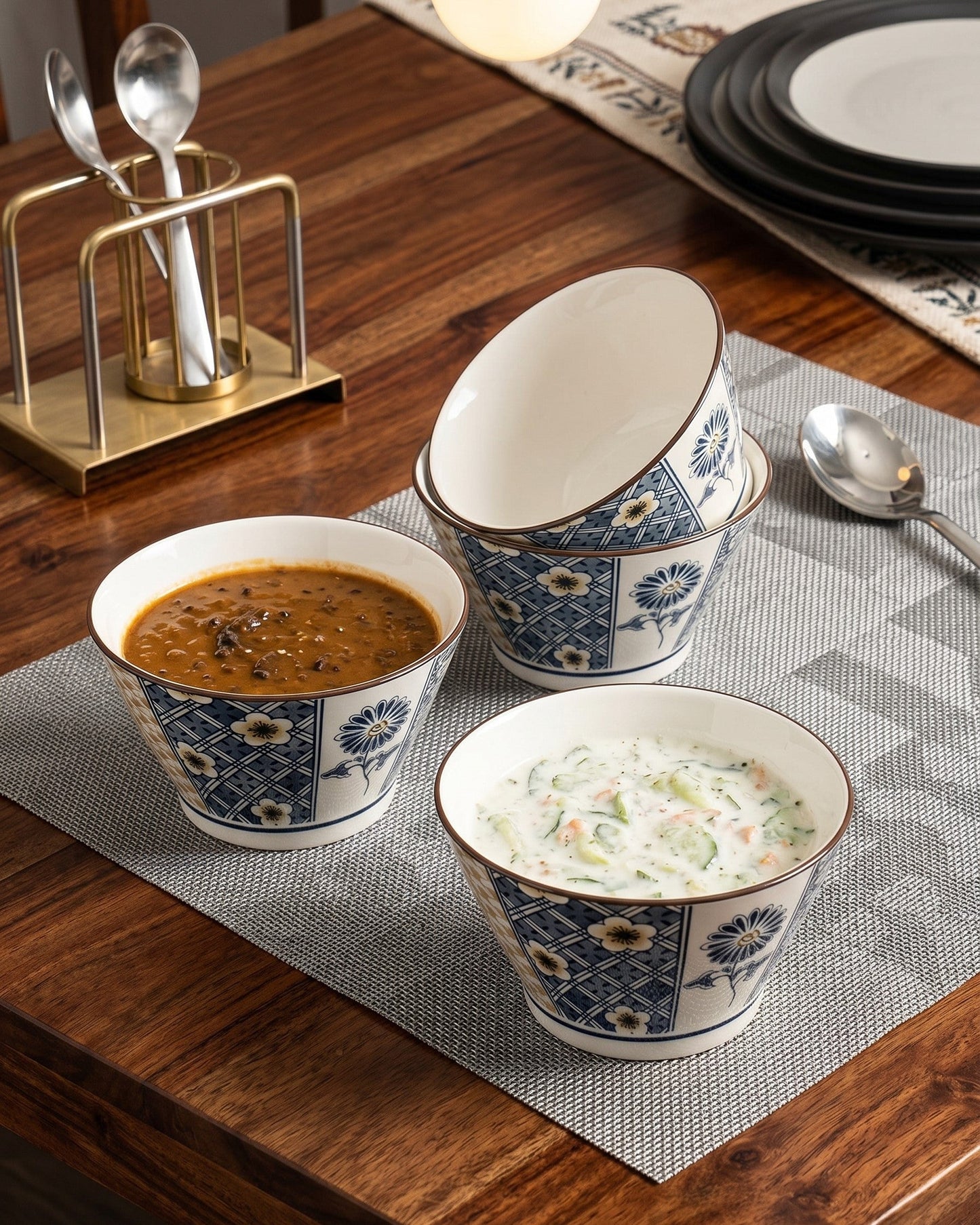 Structured Bloom Bowl - Set Of 4 Style - 4