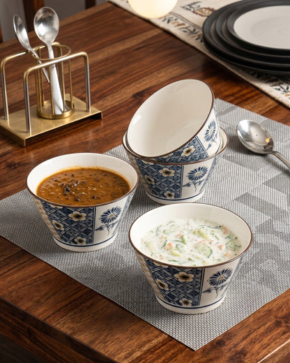 Structured Bloom Bowl - Set Of 4 Style - 4