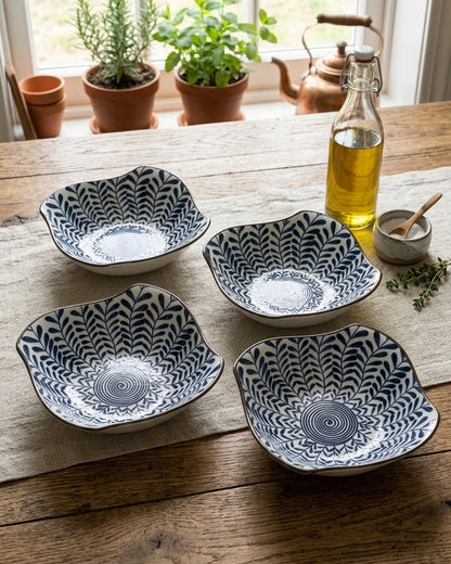 Organic Wave Bowl - Set Of 4 Style - 4