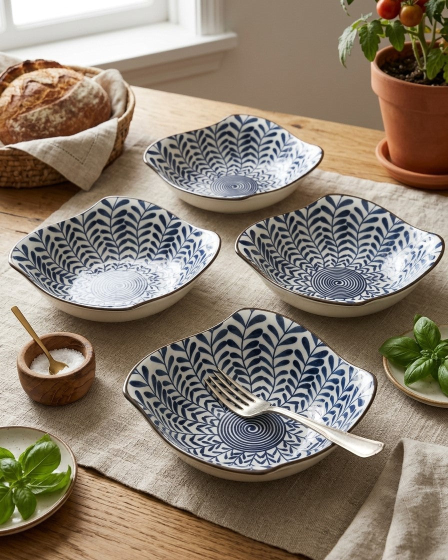 Organic Wave Bowl - Set Of 4 Style - 4