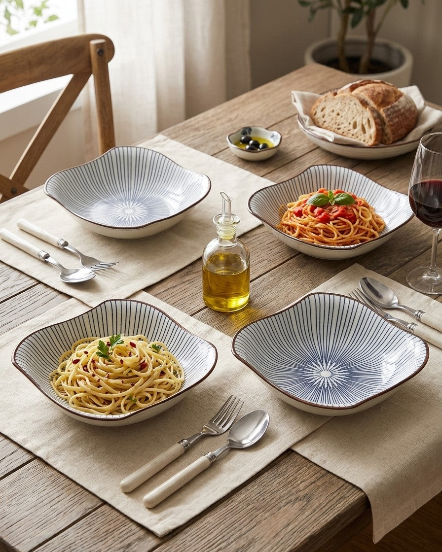Organic Wave Bowl - Set Of 4 Style - 2