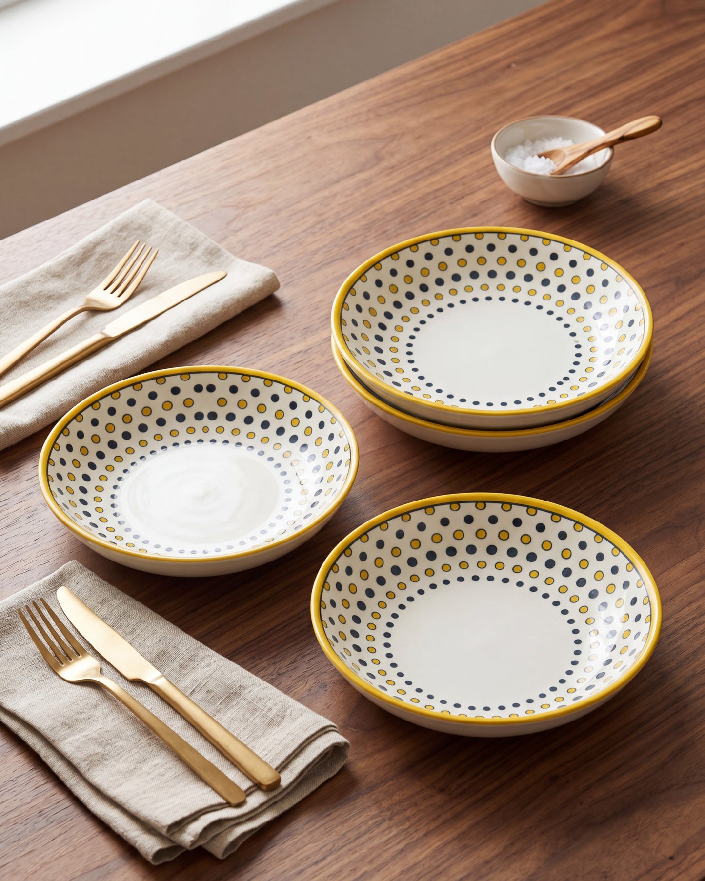 Sunburst Charm Pasta Bowl - Set Of 4 Style - 1