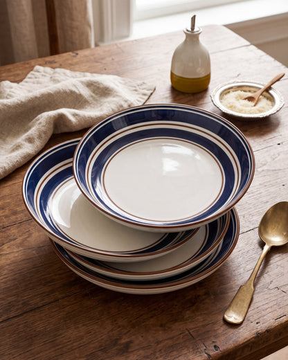 Rustic Harmony Pasta Bowl - Set Of 4