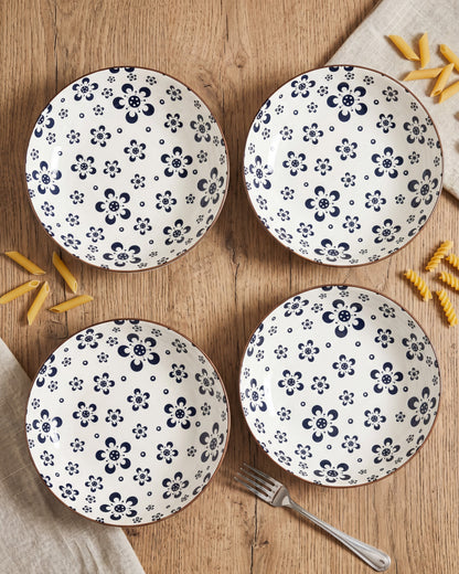 Ocean Bloom Pasta Bowl - Set Of 4 Style - 2