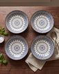 Indigo Bloom Pasta Bowl - Set Of 4 Style - 2