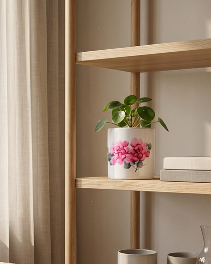 Elegance Blossom Ceramic Planter