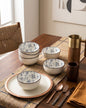 Midnight Blossom Katori - Set Of 6 Style - 6
