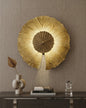 Metallic Leaf Wall Light
