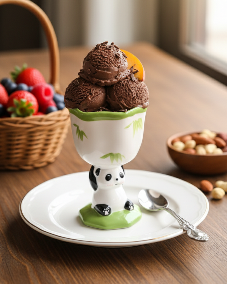 Panda Paradise Ice Cream Cup