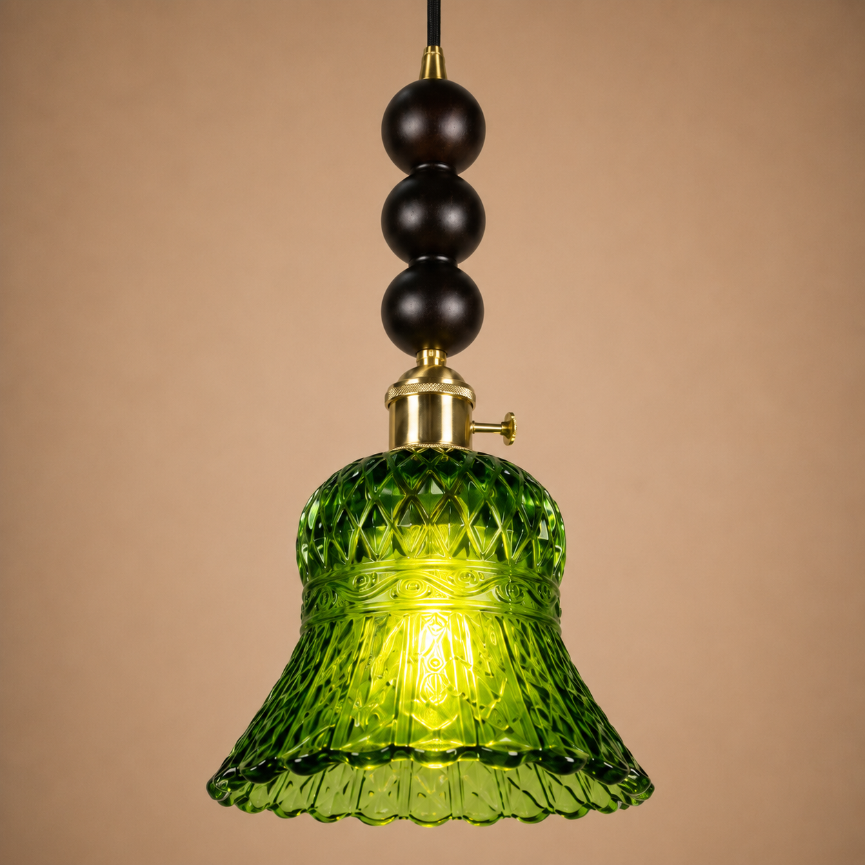 Morning Bloom Pendant Light For Home  & Item  for Home Decoration  - Green