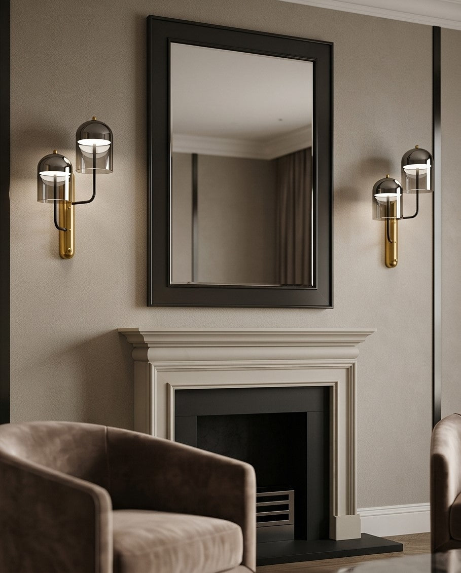 Eclipse Luxe Wall Light - Smoky