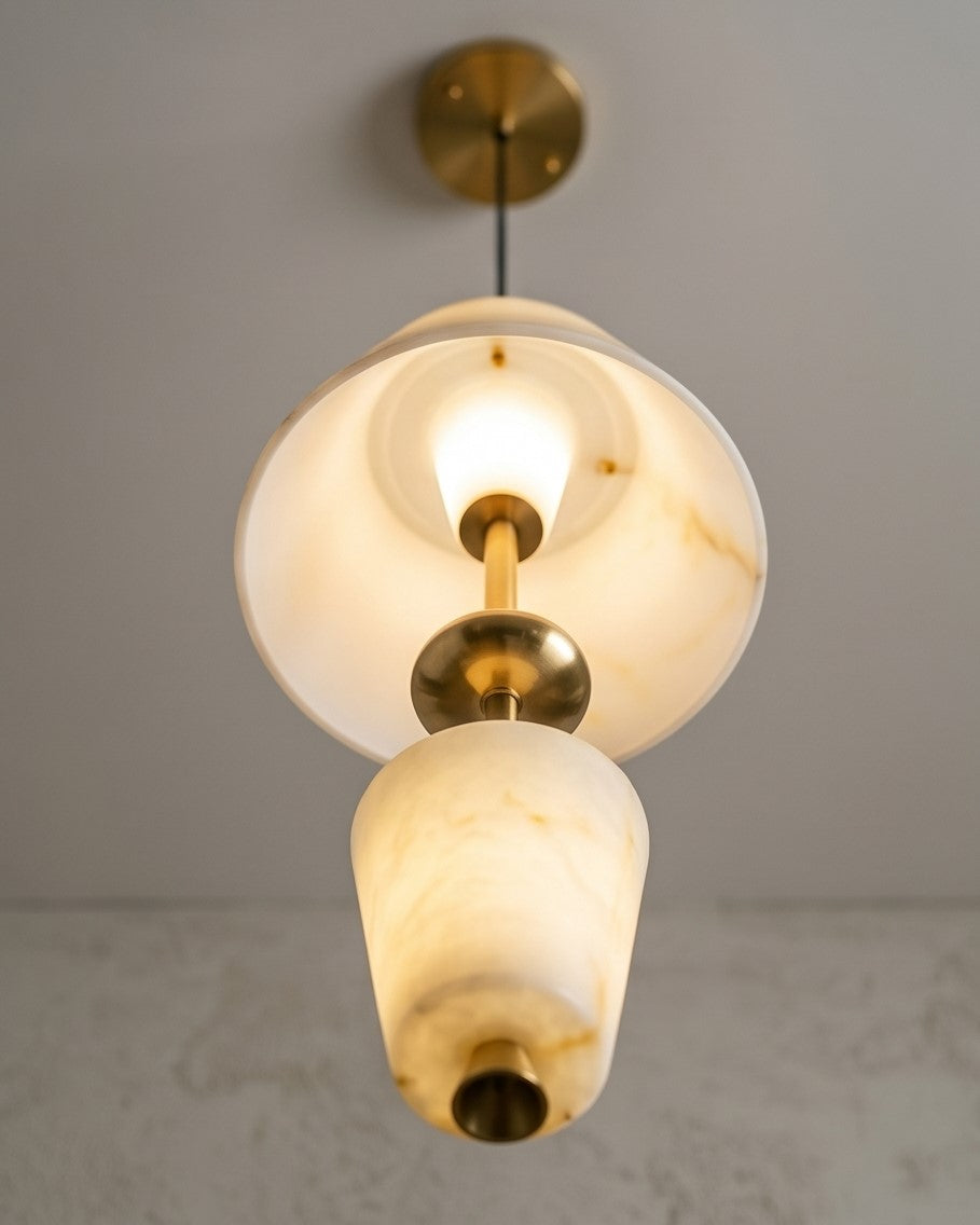 Aurora Marble Glow Pendant