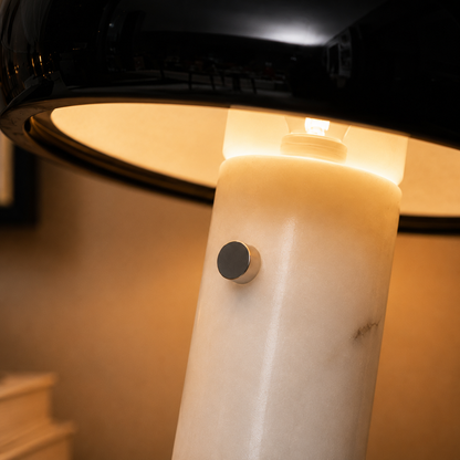 Capstone Glow Table lamp for Home & Item for Home Decoration - Black