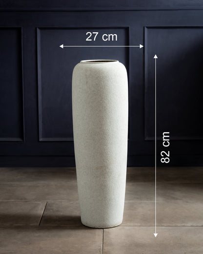 Pebble Finish Designer Floor Vase - Set Of 2