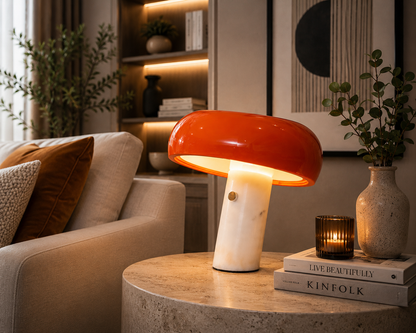 Capstone Glow Table lamp for Home & Item for Home Decoration - Orange