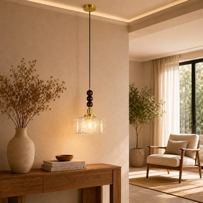 River Stone Pendant Light For Home  & Item  for Home Decoration - White