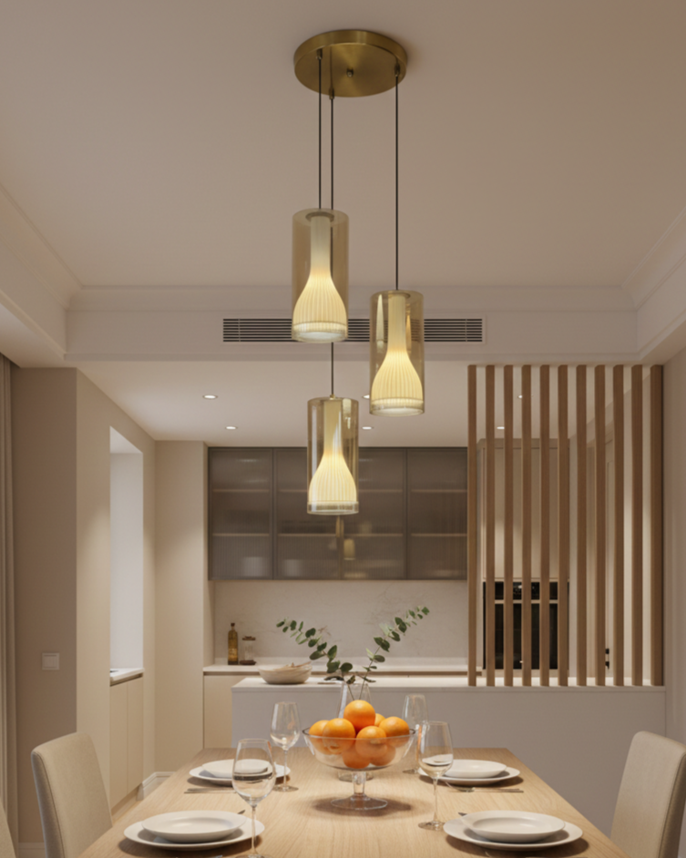 Trilume Drift Pendant Cluster