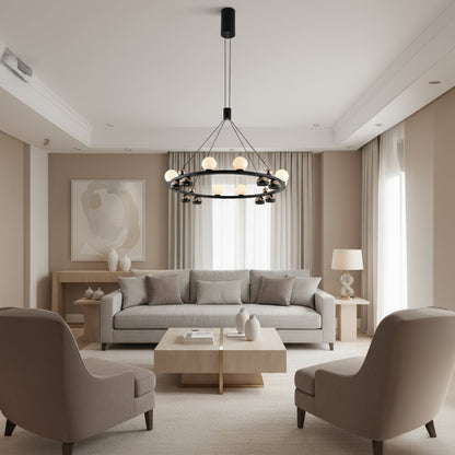Moonlit Aura Glow Ceiling Light For Living Room