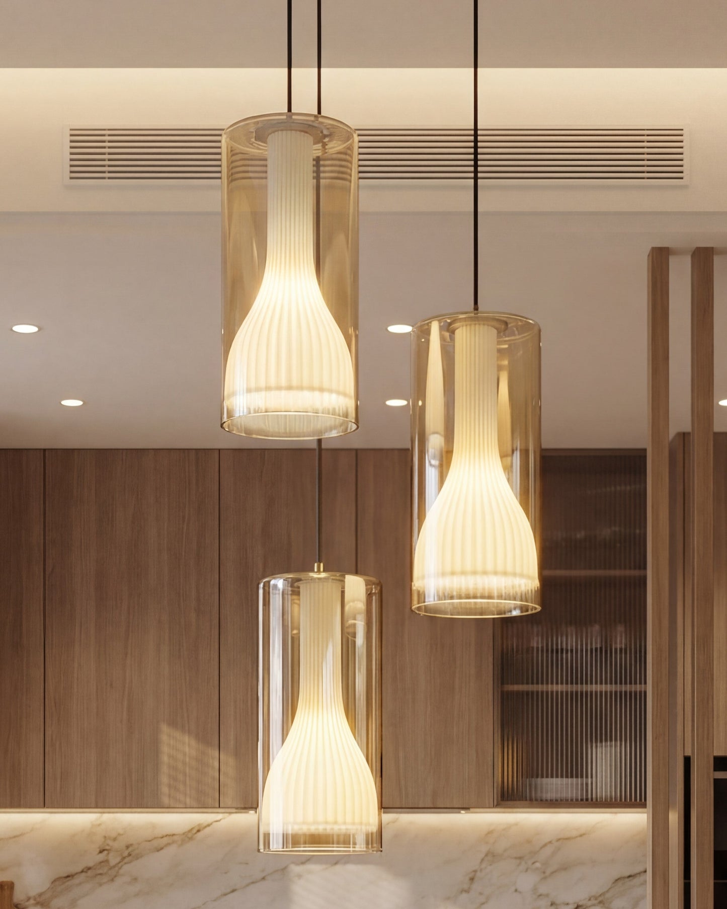 Trilume Drift Pendant Cluster