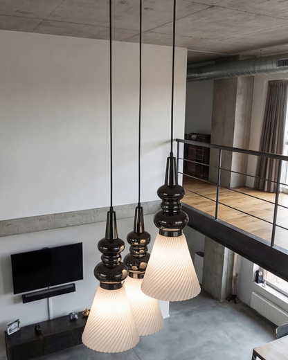 Twist Cone Trio Pendant Light