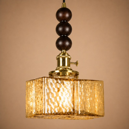 River Stone Pendant Light For Home  & Item  for Home Decoration - Amber