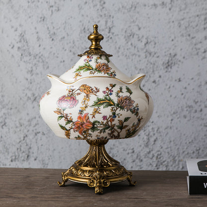 Victorian Garden Decorative Vase & Showpiece