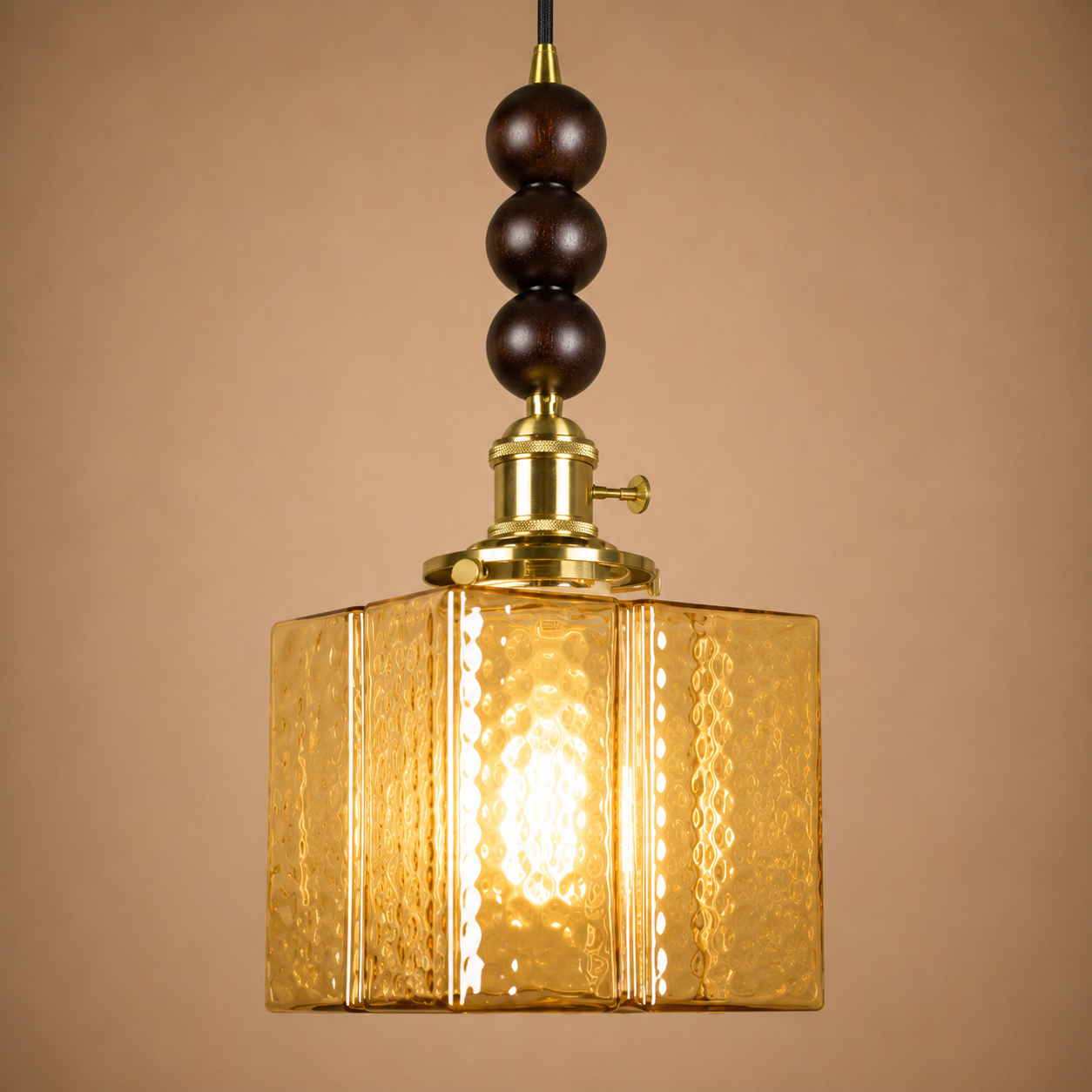 Echo Stone Pendant Light For Home  & Item  for Home Decoration  - Amber