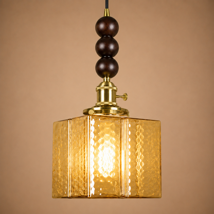 Echo Stone Pendant Light For Home  & Item  for Home Decoration  - Amber