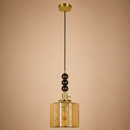 Echo Stone Pendant Light For Home  & Item  for Home Decoration  - Amber