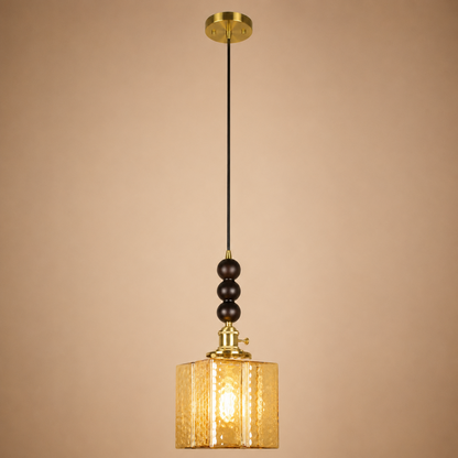 Echo Stone Pendant Light For Home  & Item  for Home Decoration  - Amber