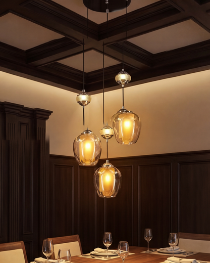 Aura Cluster Glow Pendant Light