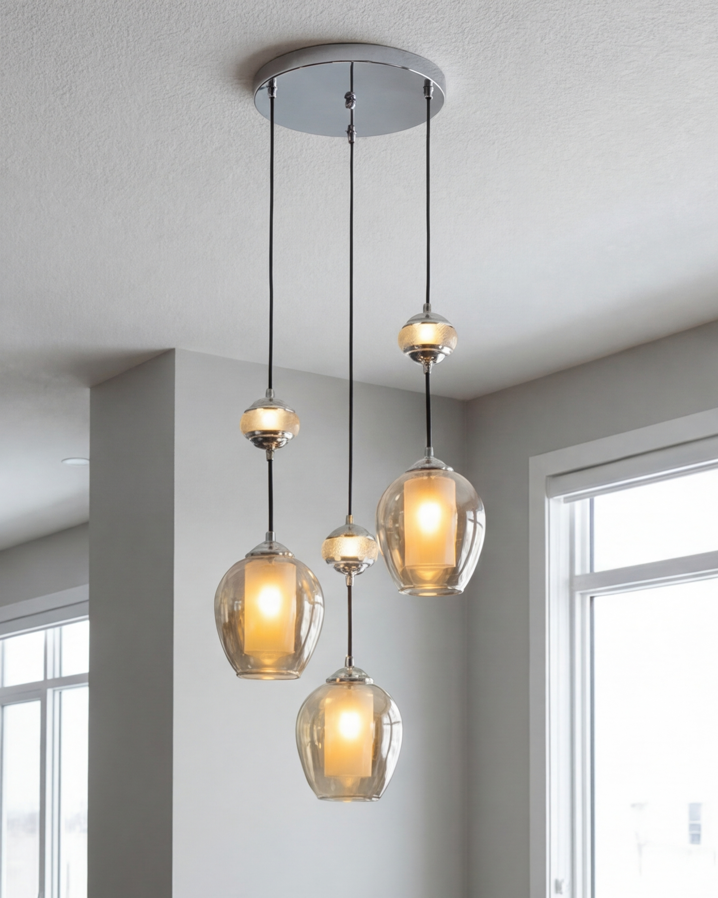 Aura Cluster Glow Pendant Light